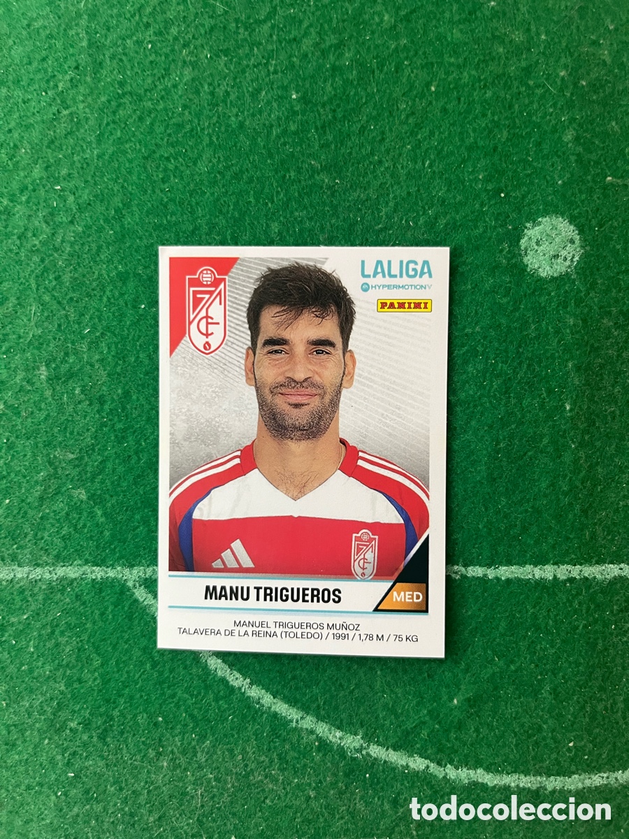 Cromos de f&uacute;tbol: 242 MANU TRIGUEROS GRANADA LIGA HYPERMOTION 2024 2025 PANINI