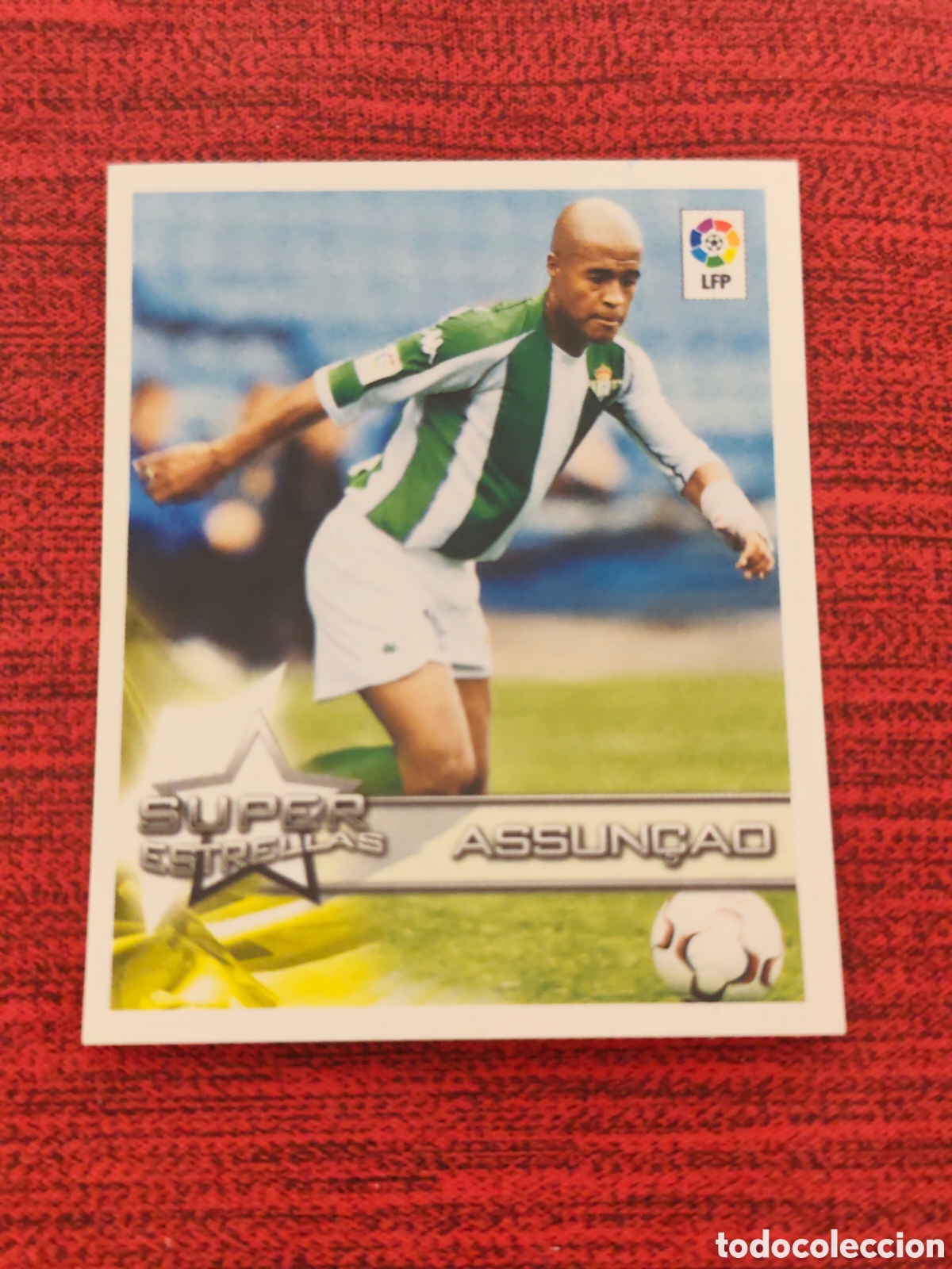 Cromos de f&uacute;tbol: 5 ASSUN&Ccedil;AO REAL BETIS SUPERLIGA DE ESTRELLAS 2002 2003