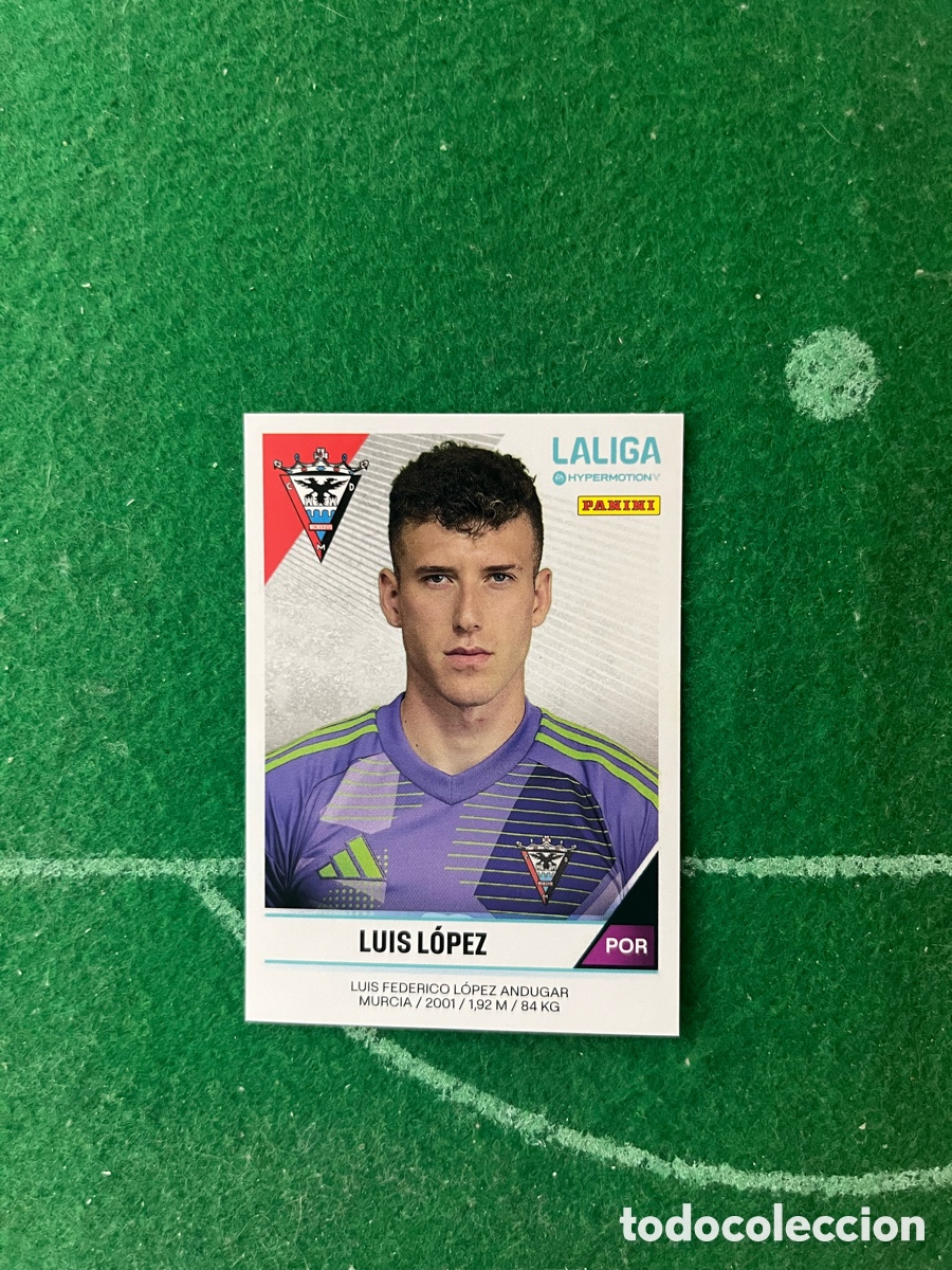 Cromos de f&uacute;tbol: 309 LUIS L&Oacute;PEZ MIRANDES LIGA HYPERMOTION 2024 2025 PANINI