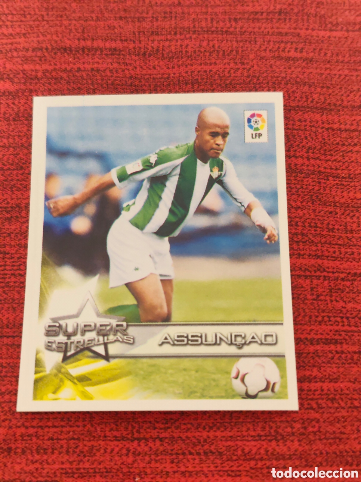 Cromos de f&uacute;tbol: 5 ASSUN&Ccedil;AO REAL BETIS SUPERLIGA DE ESTRELLAS 2002 2003