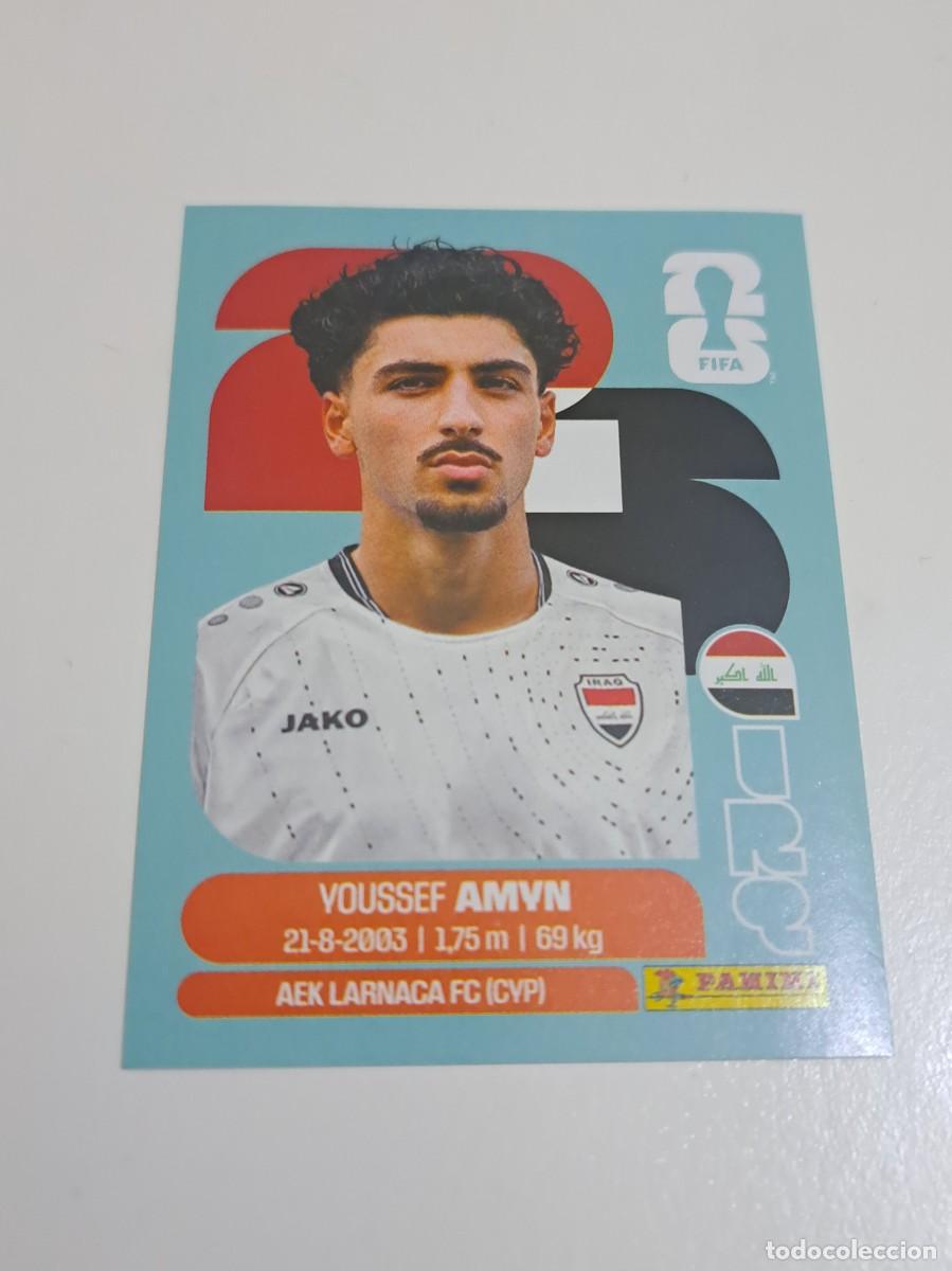 Cromos de f&uacute;tbol: CROMO MUNDIAL 2026 IRQ 14 AMYN IRAK WORLD CUP 2026 PANINI