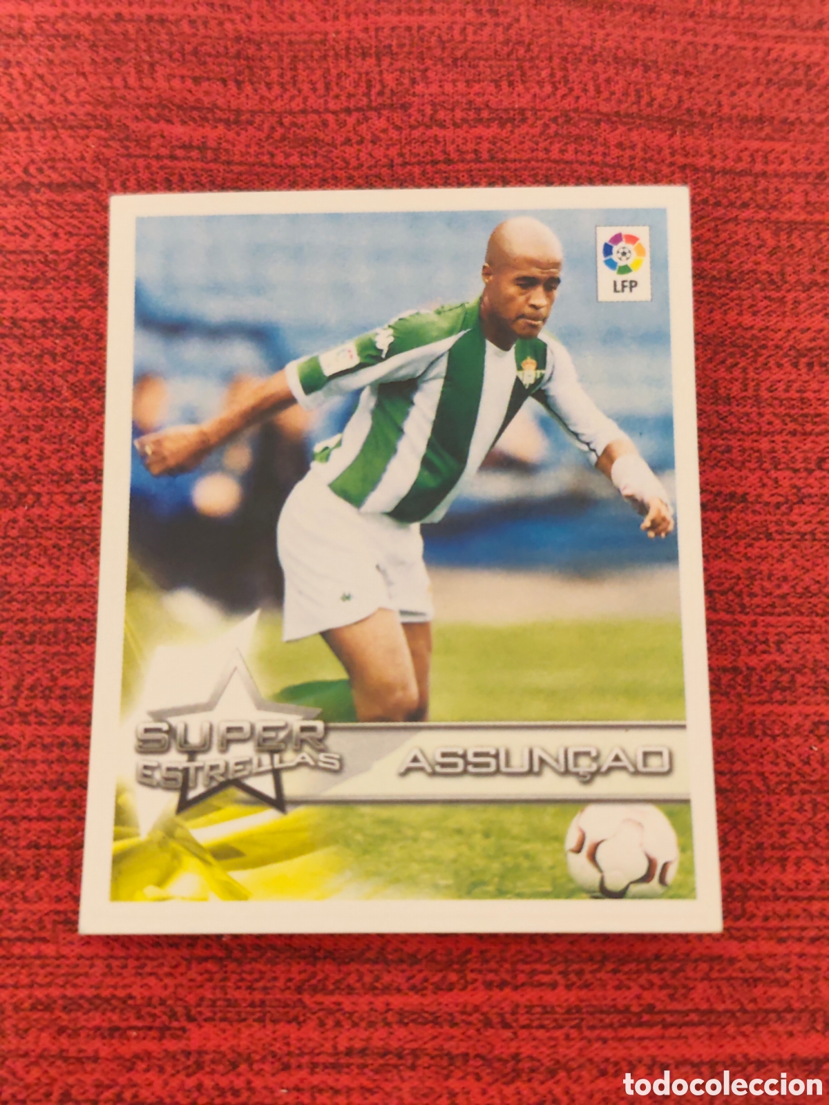 Cromos de f&uacute;tbol: 5 ASSUN&Ccedil;AO REAL BETIS SUPERLIGA DE ESTRELLAS 2002 2003