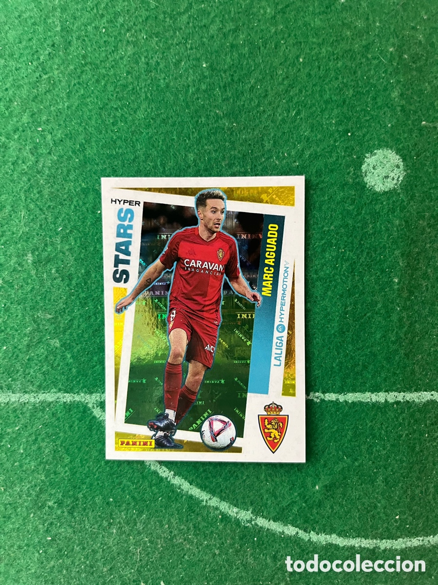 Cromos de f&uacute;tbol: 448 MARC AGUADO REAL ZARAGOZA LIGA HYPERMOTION 2024 2025 PANINI HYPER STARS