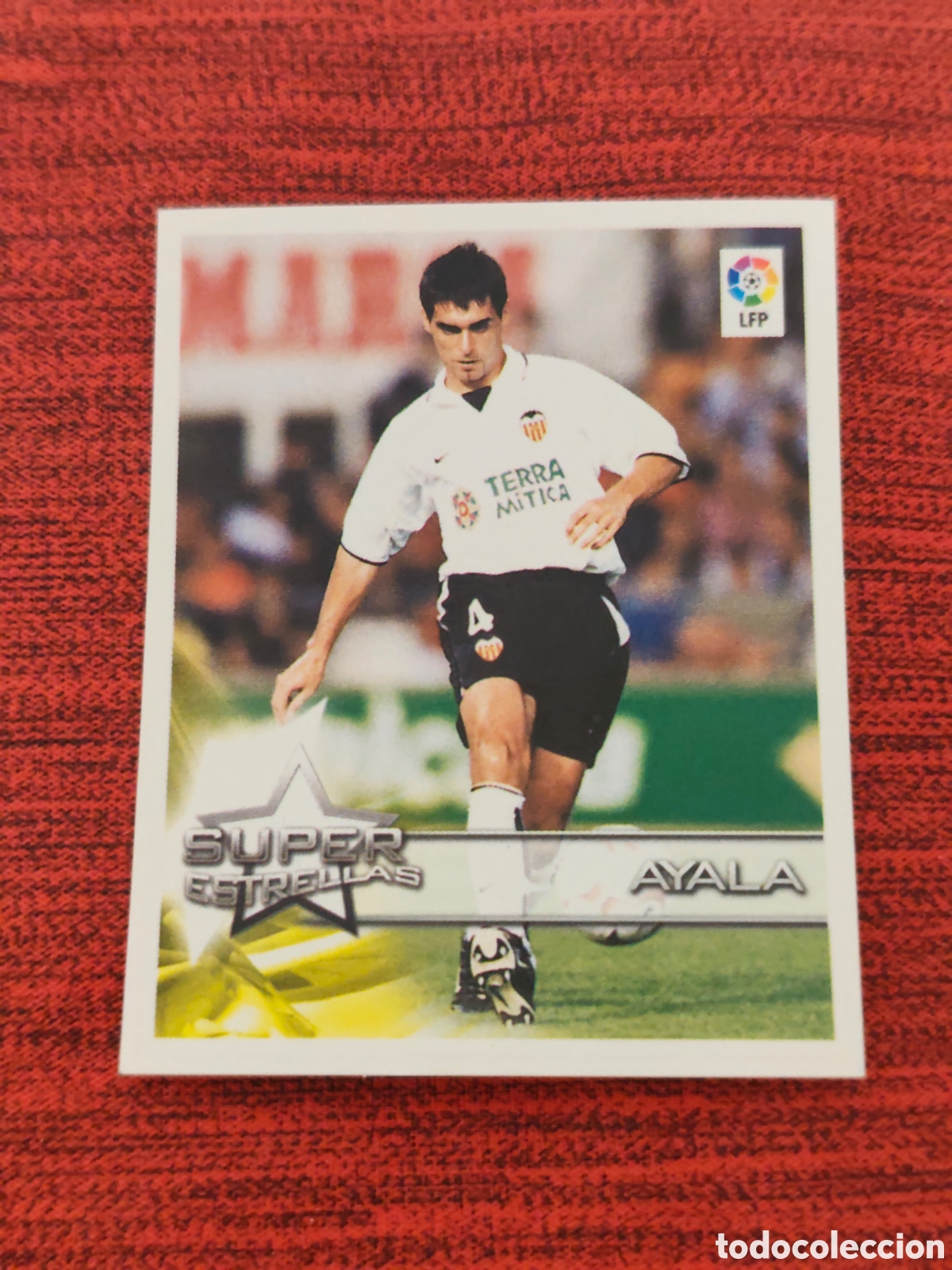 Cromos de f&uacute;tbol: 6 AYALA VALENCIA SUPERLIGA DE ESTRELLAS 2002 2003