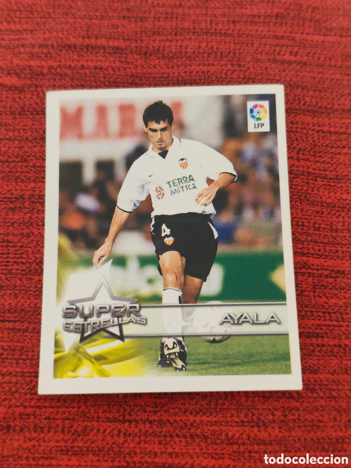Cromos de f&uacute;tbol: 6 AYALA VALENCIA SUPERLIGA DE ESTRELLAS 2002 2003