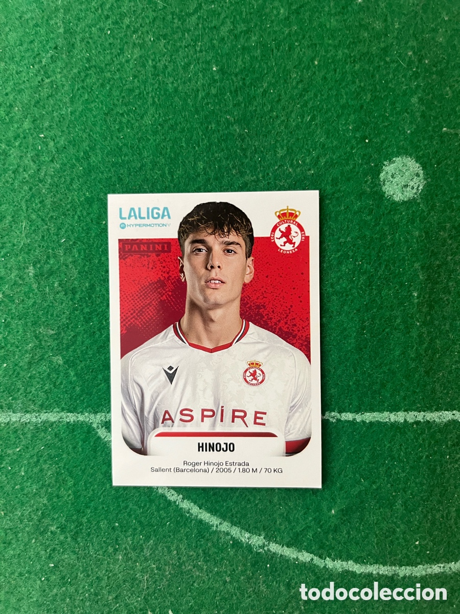 Football Stickers: 163 HINOJO CULTURAL LEONESA LIGA HYPERMOTION 2025 2026 PANINI