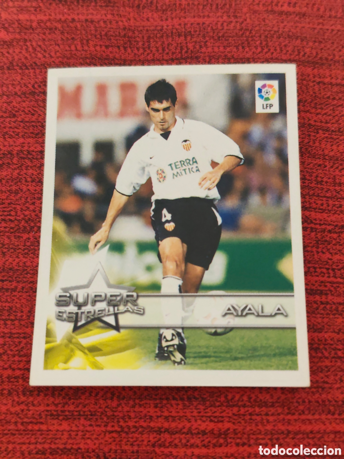 Football Stickers: 6 AYALA VALENCIA SUPERLIGA DE ESTRELLAS 2002 2003