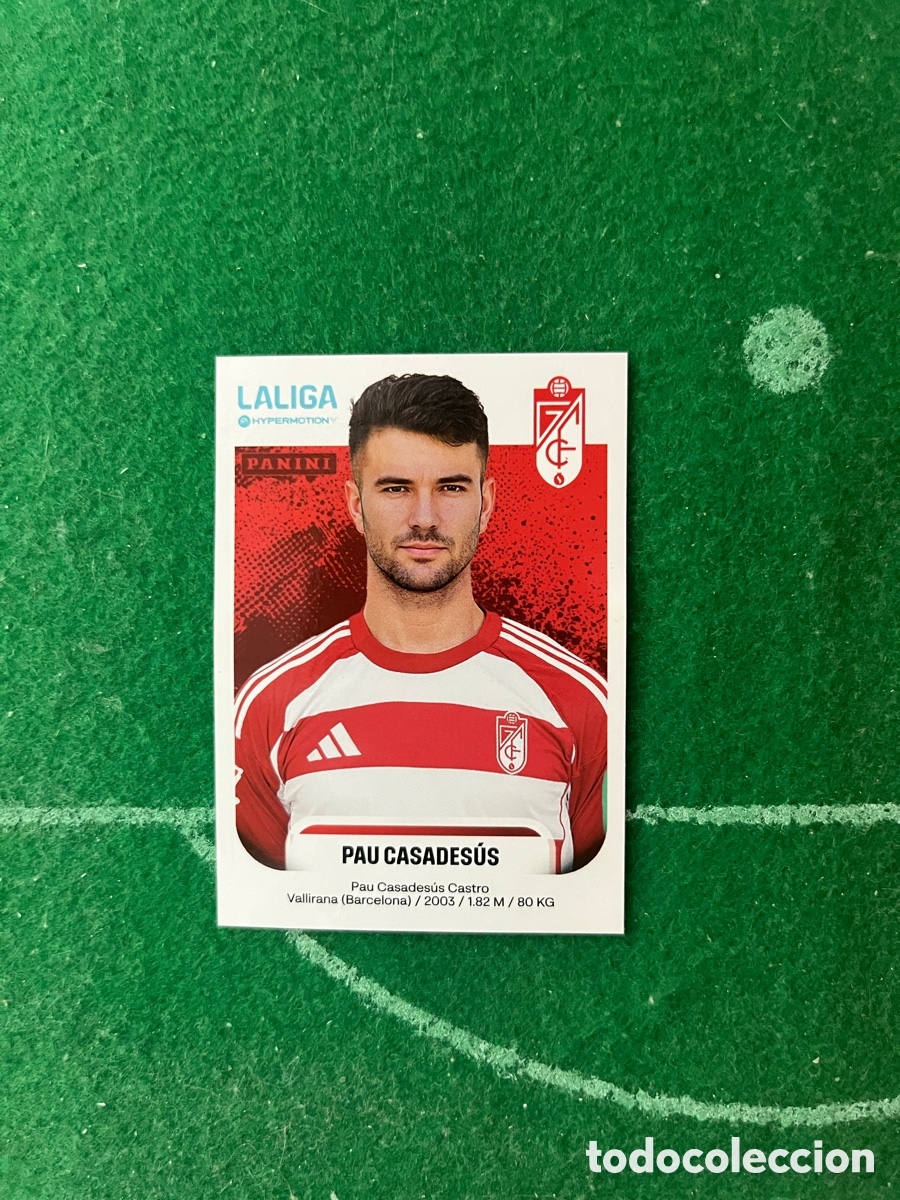 Football Stickers: 216 A PAU CASADESUS GRANADA LIGA HYPERMOTION 2025 2026 PANINI