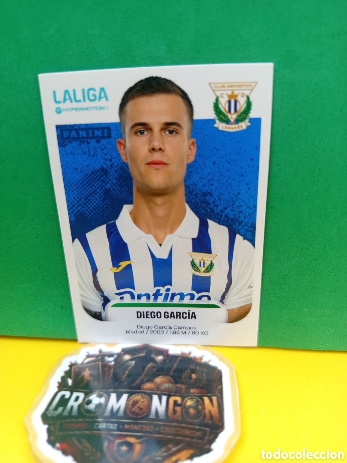 Cartes &agrave; collectionner de Football: ❇️ CROMO ⚽ STICKER DIEGO GARC&Iacute;A LEGAN&Eacute;S 286 LIGA HYPERMOTION 25 26 2025 2026 SIN PEGAR ❇️