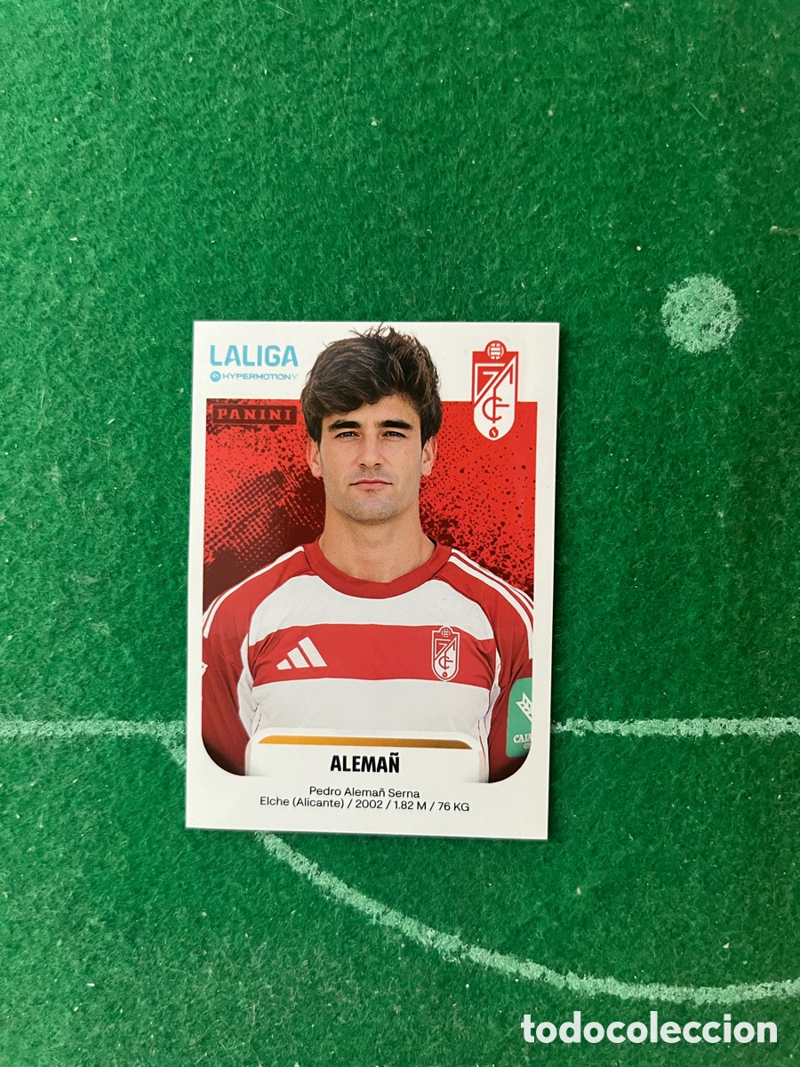 Cartes &agrave; collectionner de Football: 224 ALEMA&Ntilde; GRANADA LIGA HYPERMOTION 2025 2026 PANINI