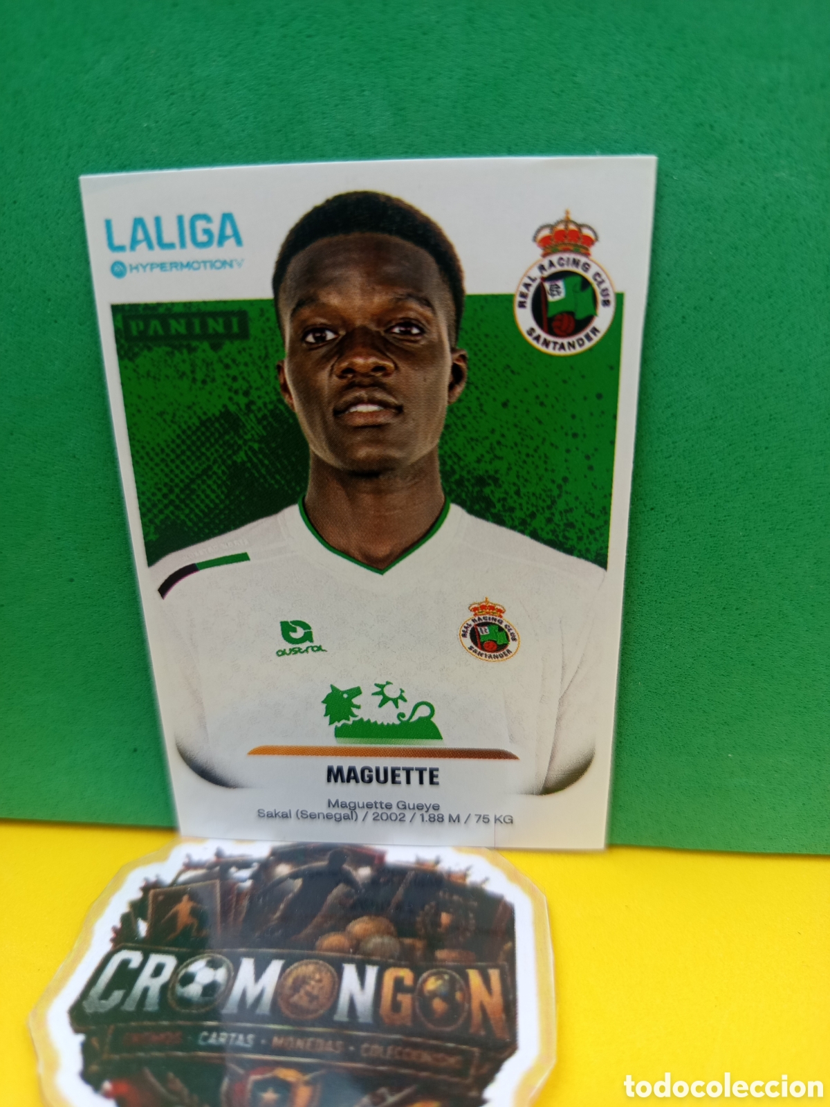 Cartes &agrave; collectionner de Football: ❇️ CROMO ⚽ MAGUETTE RACING DE SANTANDER 335 BIS LIGA HYPERMOTION 25 26 2025 2026 SIN PEGAR ❇️