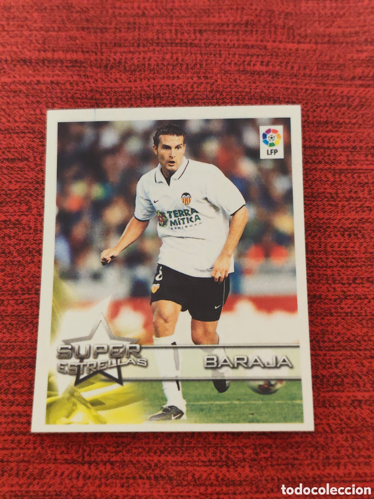 Cromos de f&uacute;tbol: 7 BARAJA VALENCIA SUPERLIGA DE ESTRELLAS 2002 2003