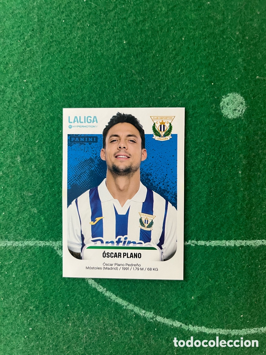 Cromos de f&uacute;tbol: 284 OSCAR PLANO LEGAN&Eacute;S LIGA HYPERMOTION 2025 2026 PANINI