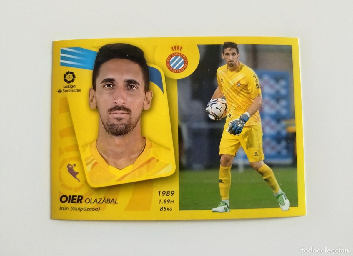 Cromos de f&uacute;tbol: Oier 6 SIN PEGAR NUNCA PEGADO RCD Espanyol Espa&ntilde;ol Liga Ediciones Este 21 22 / 2021 2022