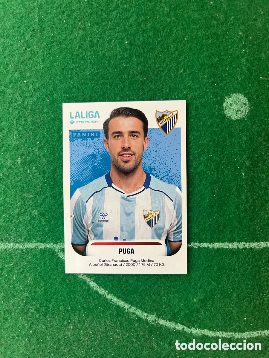 Cromos de f&uacute;tbol: 291 PUGA MALAGA LIGA HYPERMOTION 2025 2026 PANINI