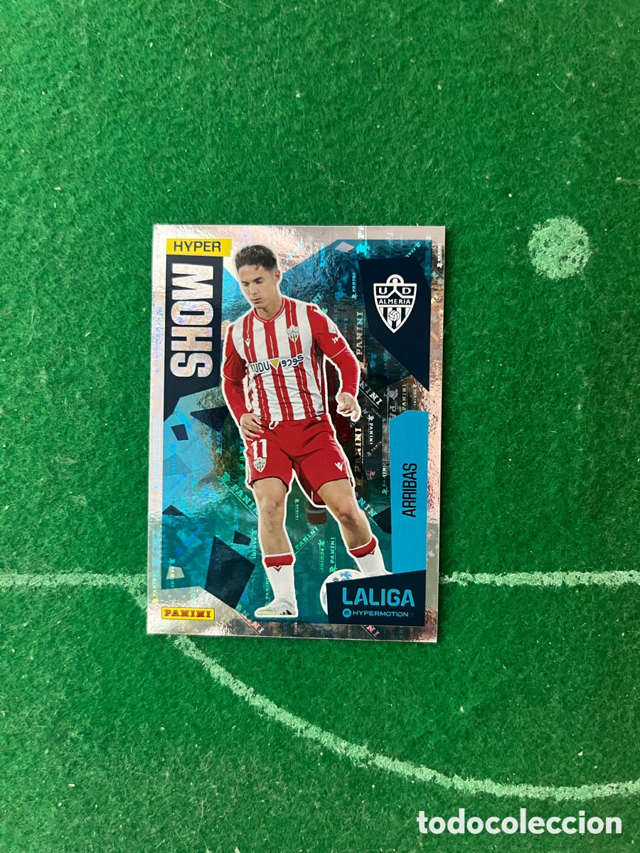 Cromos de f&uacute;tbol: 423 ARRIBAS ALMER&Iacute;A LIGA HYPERMOTION 2025 2026 PANINI HYPER SHOW