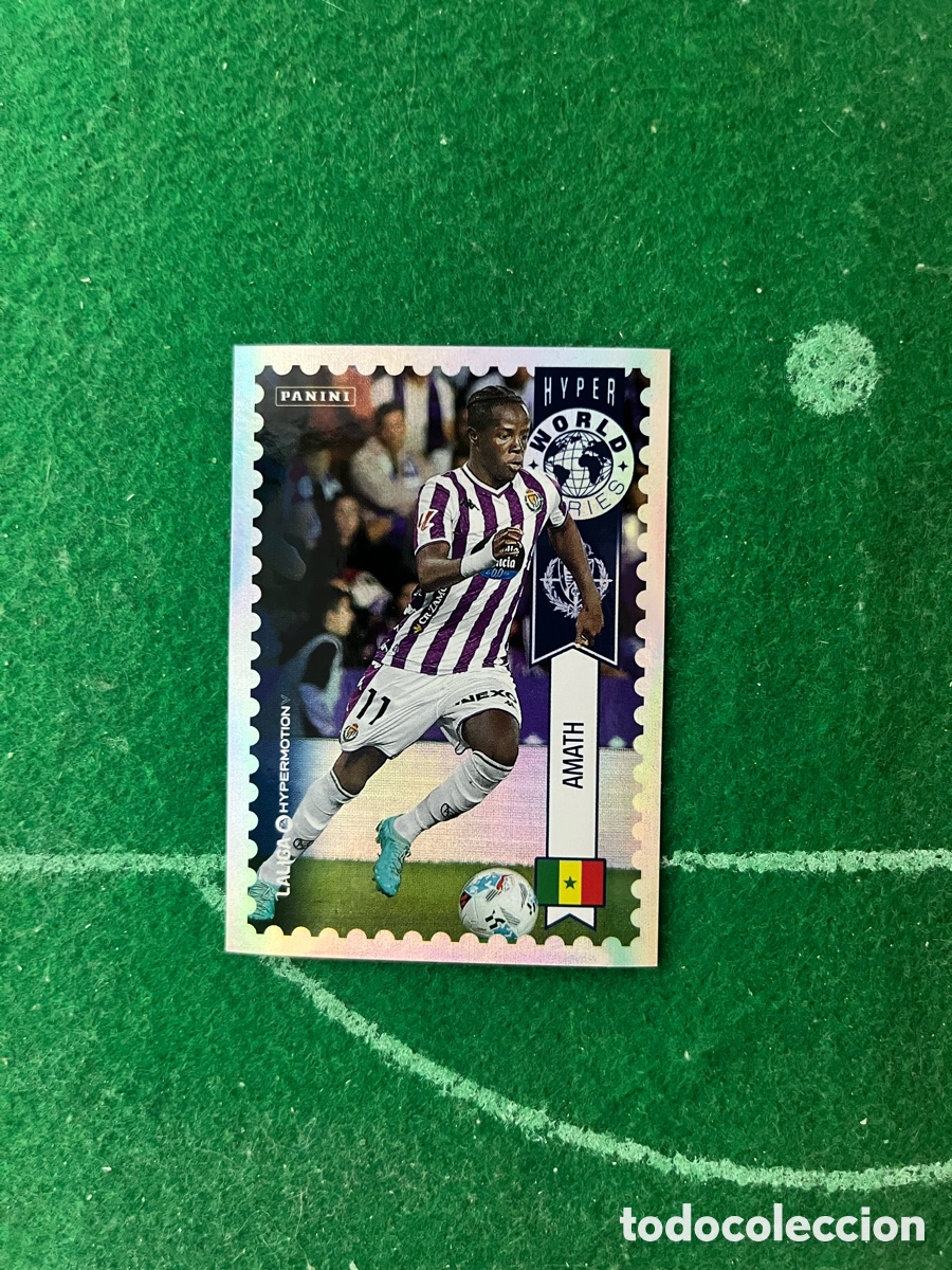 Cromos de f&uacute;tbol: 438 AMATH REAL VALLADOLID LIGA HYPERMOTION 2025 2026 PANINI HYPER WORLD SERIES
