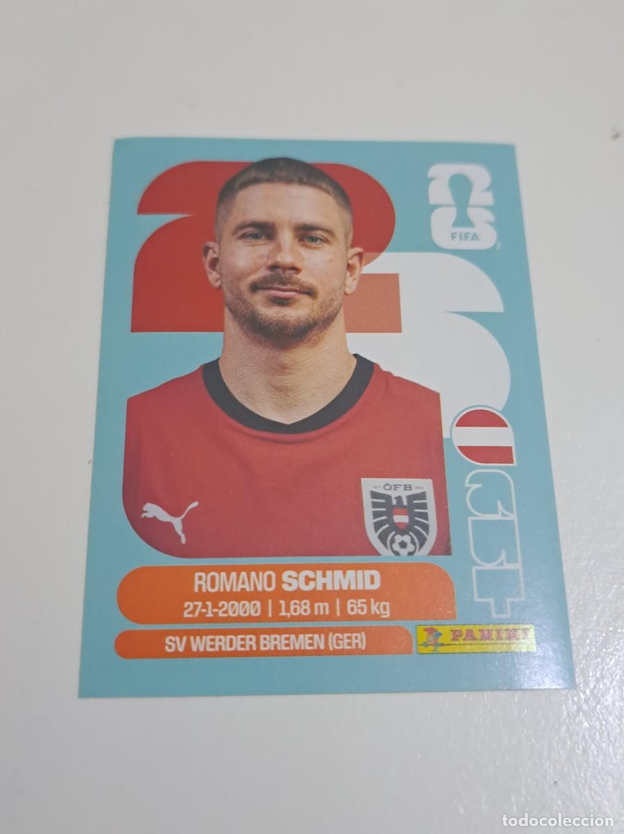 Cromos de f&uacute;tbol: CROMO MUNDIAL 2026 AUT 16 SCHMID AUSTRIA WORLD CUP 2026 PANINI