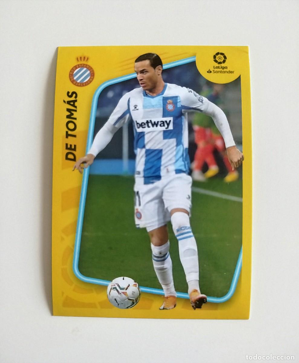 Cromos de f&uacute;tbol: De Tom&aacute;s 3 SIN PEGAR NUNCA PEGADO RCD Espanyol Espa&ntilde;ol Liga Ediciones Este 21 22 / 2021 2022