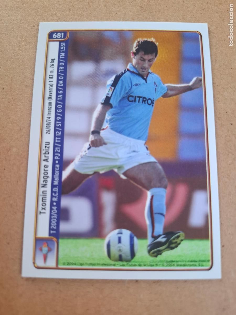 Cromos de f&uacute;tbol: MUNDICROMO 2004 2005 04 05 - 681 NAGORE / OUBI&Ntilde;A - R.C. CELTA