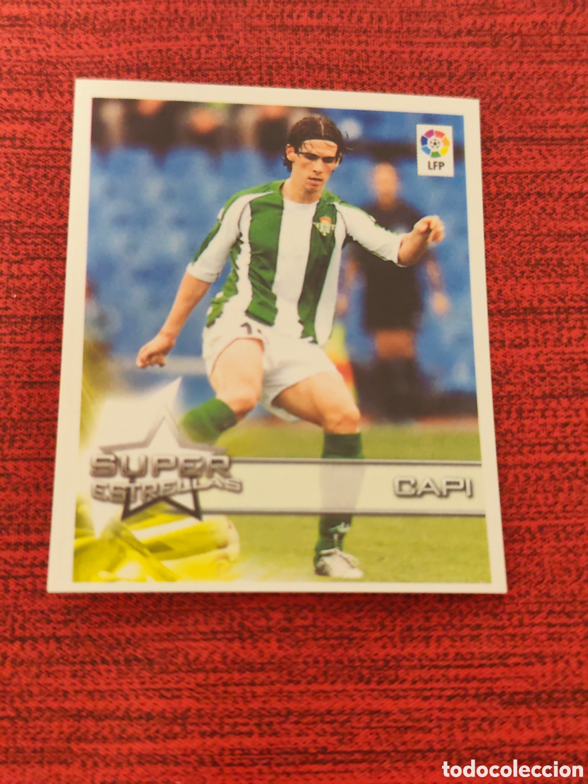 Figurine di Calcio: 9 CAPI REAL BETIS SUPERLIGA DE ESTRELLAS 2002 2003