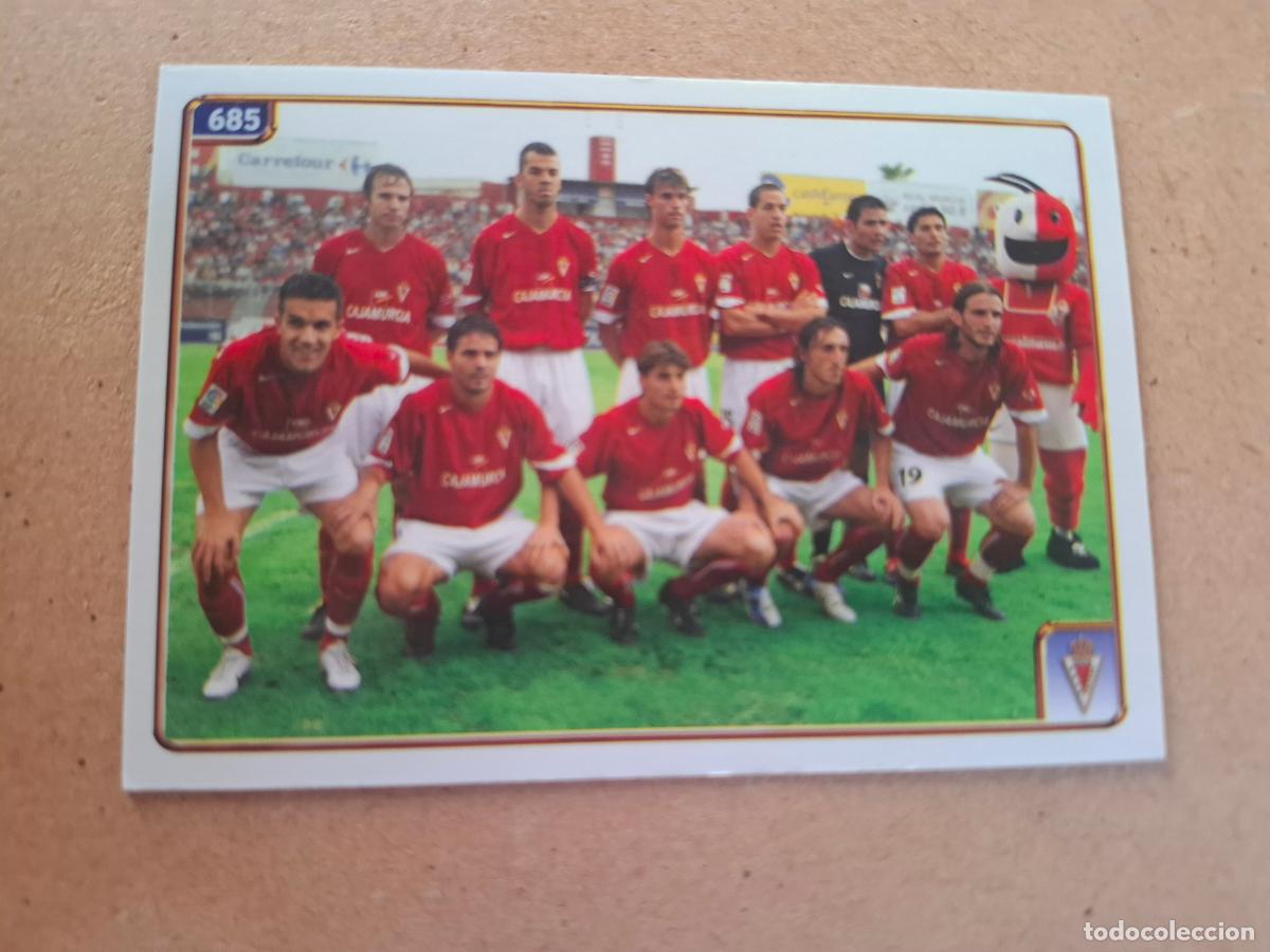 Figurine di Calcio: MUNDICROMO 2004 2005 04 05 - 685 &Iacute;NDICE / EQUIPO - REAL MURCIA