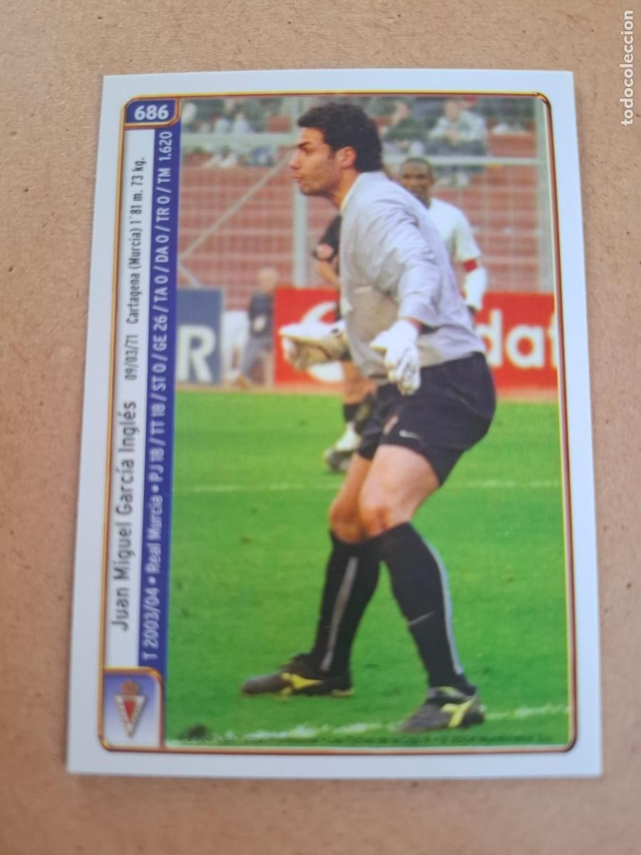 Cromos de f&uacute;tbol: MUNDICROMO 2004 2005 04 05 - 686 JUANMI / JUANMA - REAL MURCIA