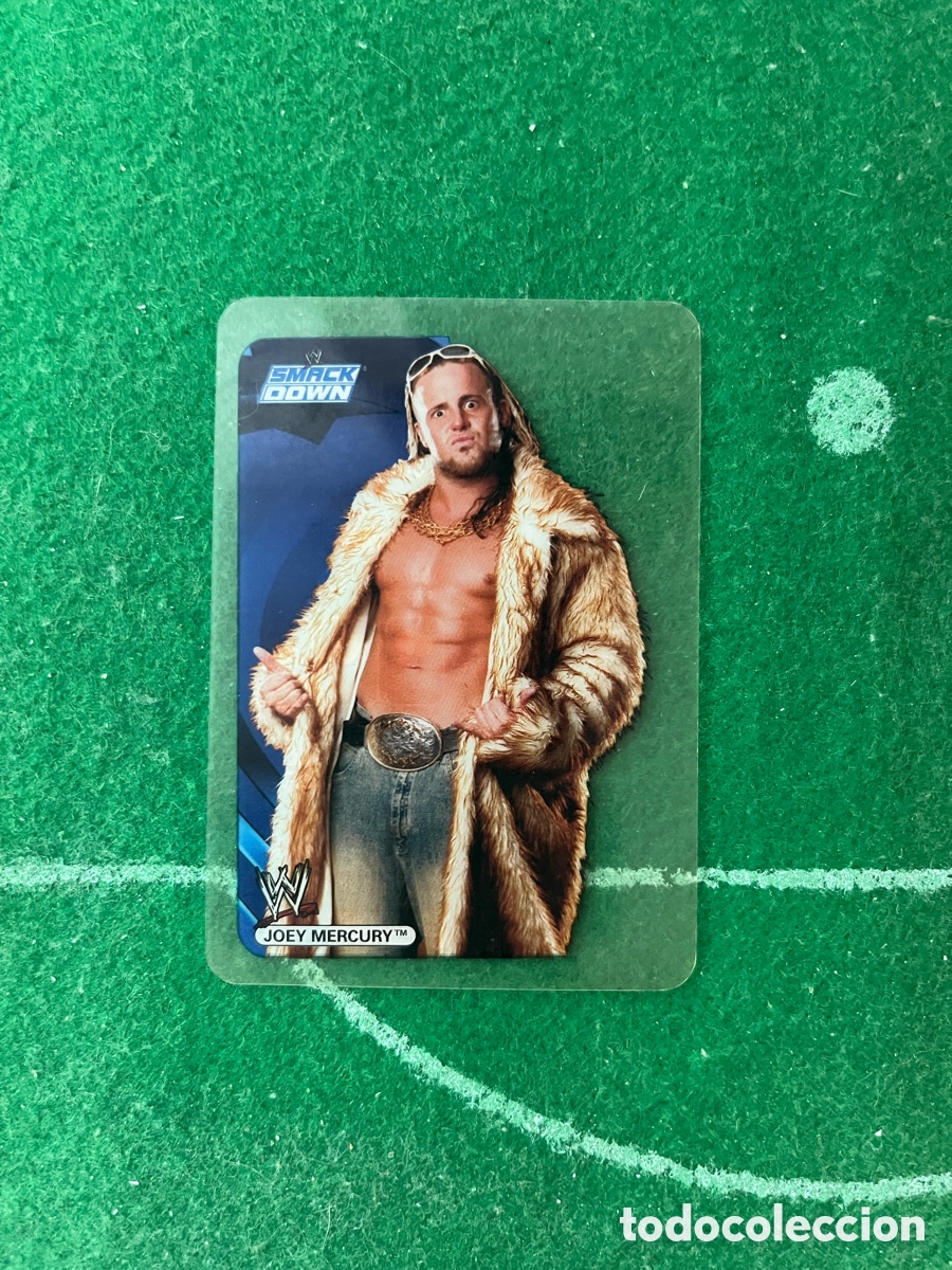 Cromos de f&uacute;tbol: 11 JOEY MERCURY SMACKDOWN WWE LAMINCARDS 2007 EDIBAS MUNDICROMO