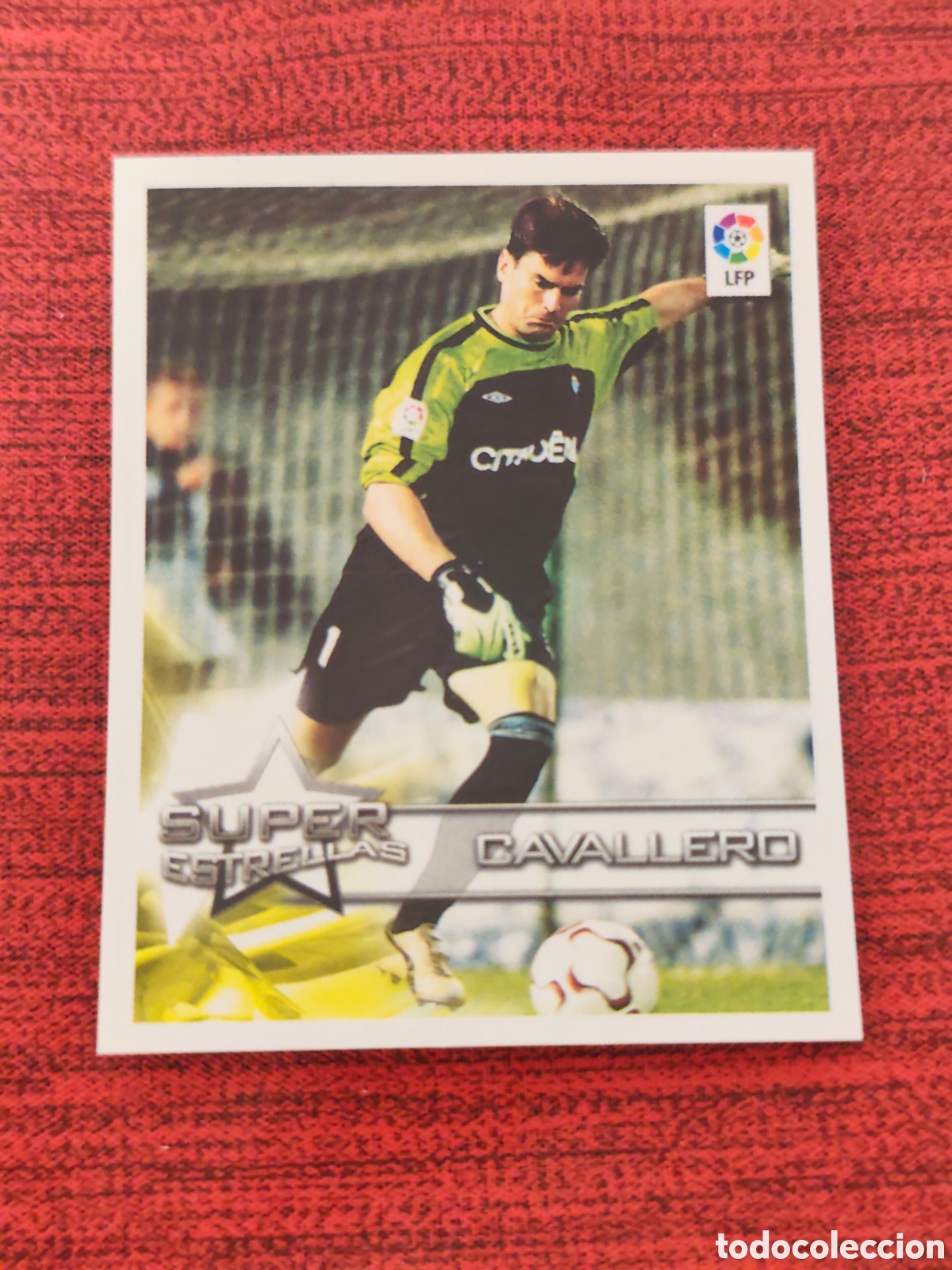 Cromos de f&uacute;tbol: 11 CAVALLERO CELTA VIGO SUPERLIGA 2002 2003