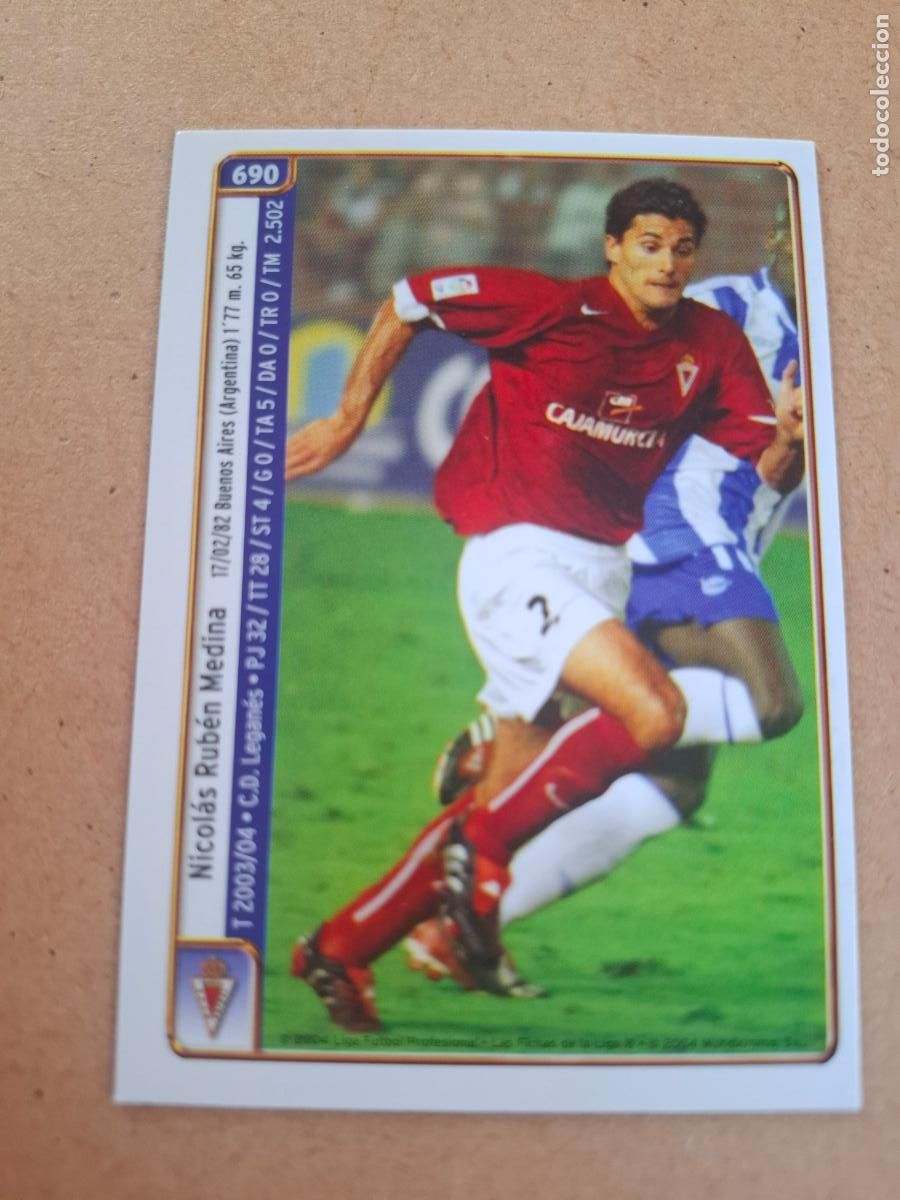 Cromos de f&uacute;tbol: MUNDICROMO 2004 2005 04 05 - 690 MEDINA / MICHEL - REAL MURCIA