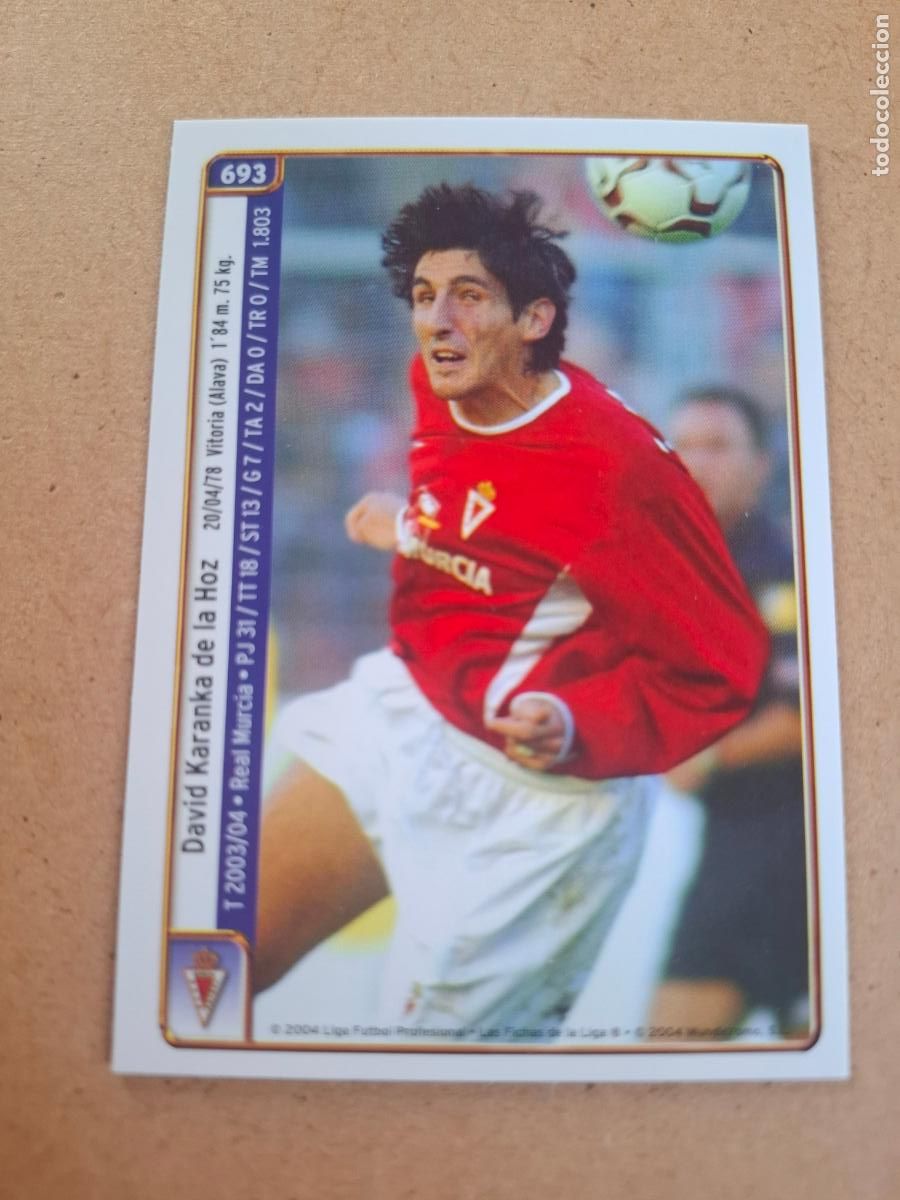 Cromos de f&uacute;tbol: MUNDICROMO 2004 2005 04 05 - 693 DAVID KARANKA / IV&Aacute;N ALONSO - REAL MURCIA