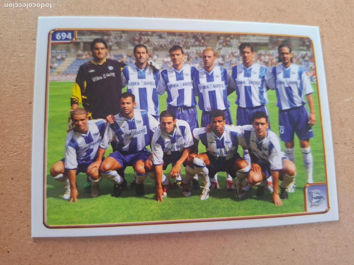Cromos de f&uacute;tbol: MUNDICROMO 2004 2005 04 05 - 694 &Iacute;NDICE / EQUIPO - DPTVO. ALAV&Eacute;S