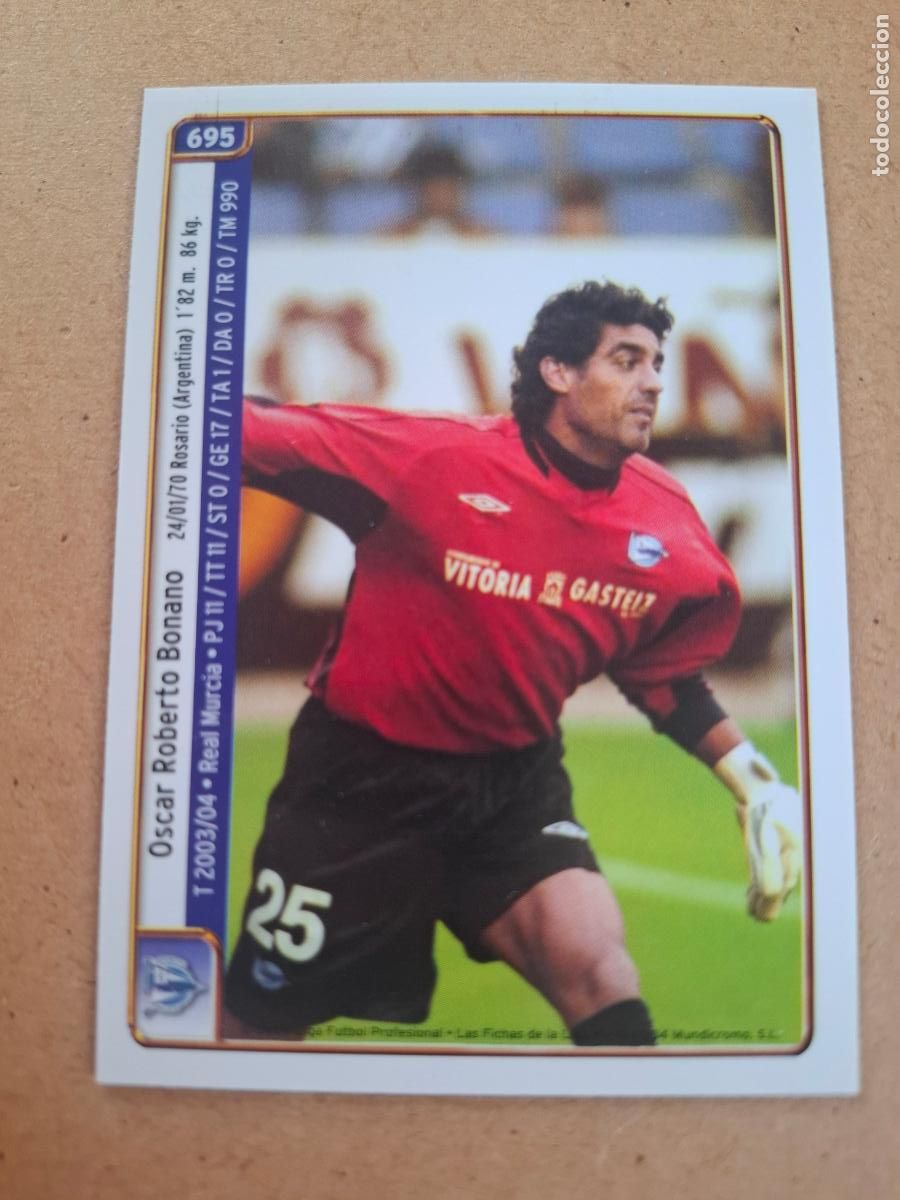 Cromos de f&uacute;tbol: MUNDICROMO 2004 2005 04 05 - 695 BONANO / CARRERAS - DPTVO. ALAV&Eacute;S