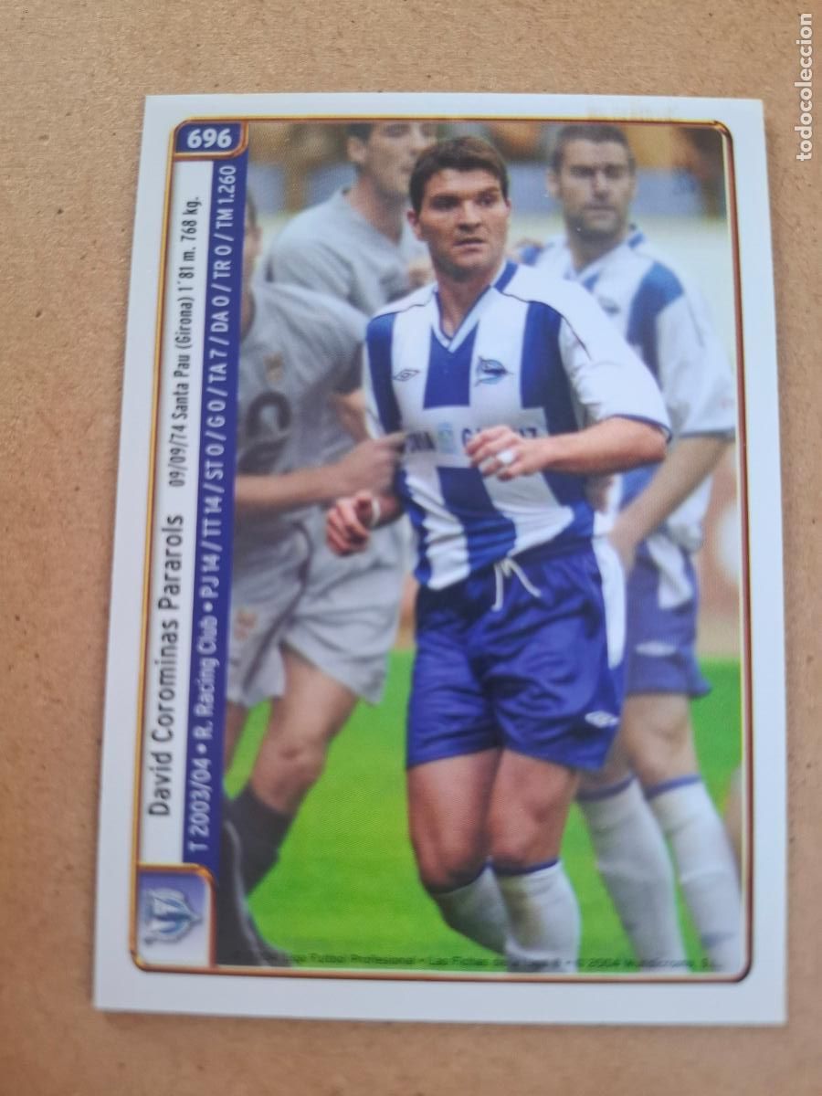 Cromos de f&uacute;tbol: MUNDICROMO 2004 2005 04 05 - 696 COROMINA / TELLEZ - DPTVO. ALAV&Eacute;S