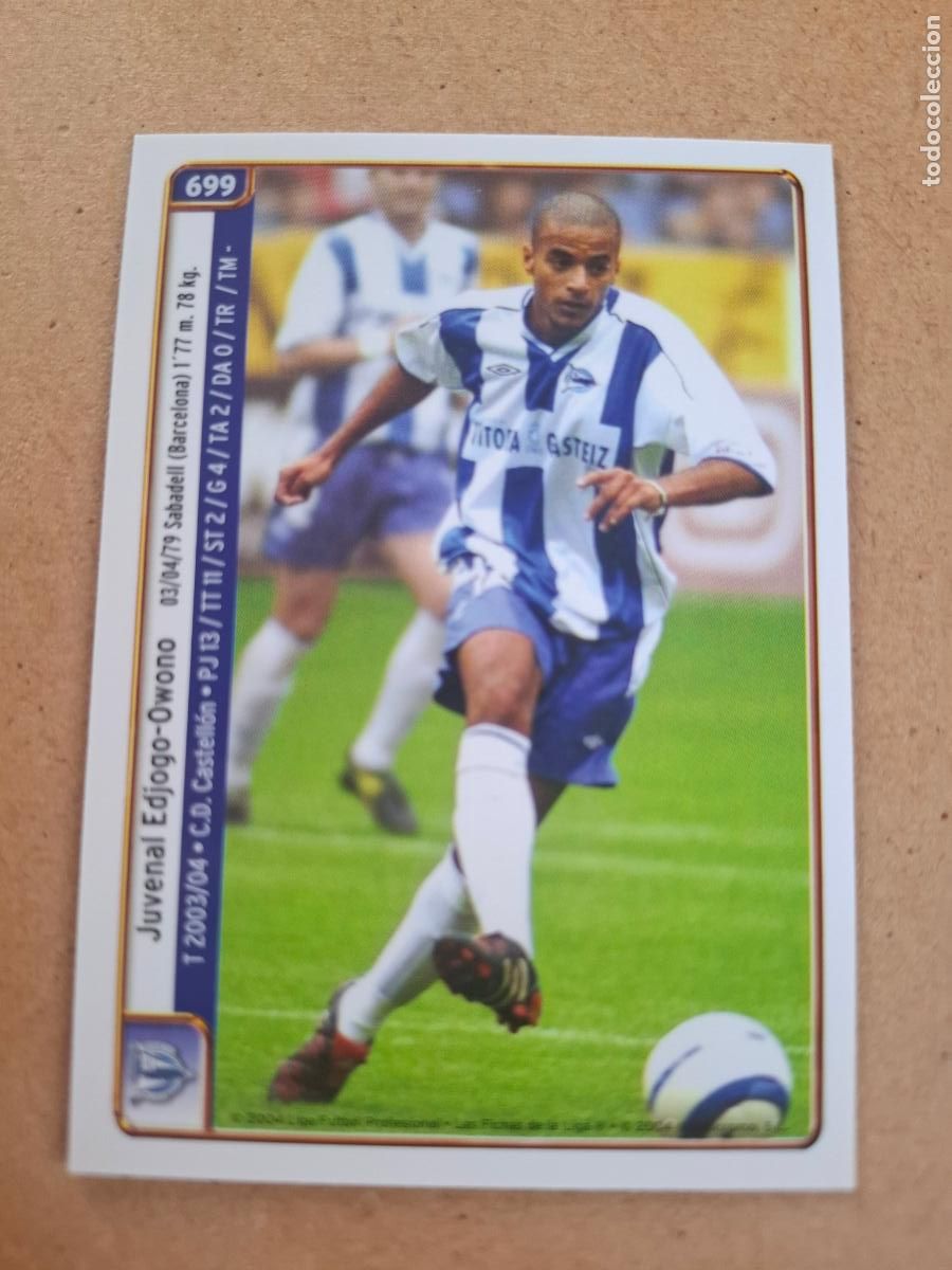 Cromos de f&uacute;tbol: MUNDICROMO 2004 2005 04 05 - 698 JUVENAL / A. ORLANDI - DPTVO. ALAV&Eacute;S