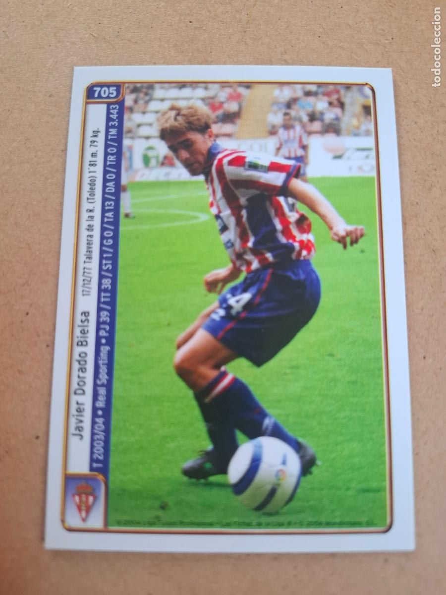 Cromos de f&uacute;tbol: MUNDICROMO 2004 2005 04 05 - 705 DORADO / CRISTIAN DIAZ - REAL SPORTING