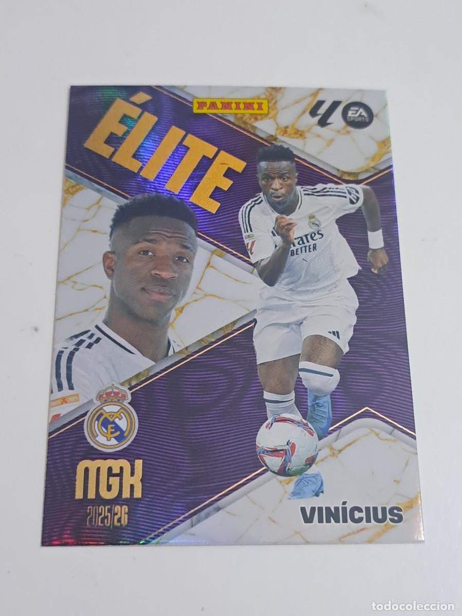 Cromos de f&uacute;tbol: CROMO CARD NUMERO 18 REAL MADRID VINICIUS ELITE MGK MEGACRACKS 2025-26 25-26