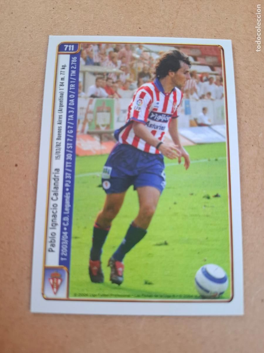 Cromos de f&uacute;tbol: MUNDICROMO 2004 2005 04 05 - 711 CALANDRIA / ISMAEL - REAL SPORTING
