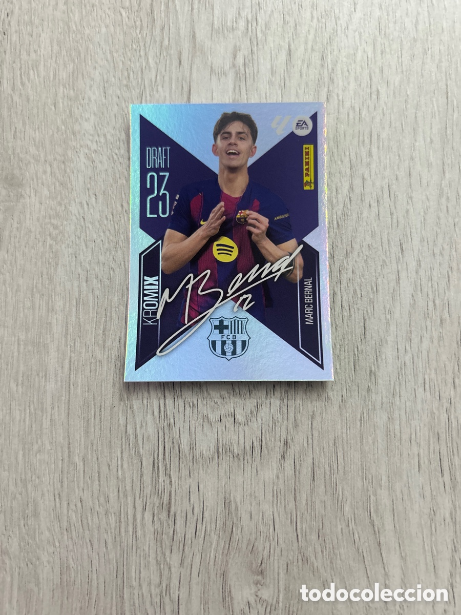 Cromos de f&uacute;tbol: Marc Bernal K15 K 15 Barcelona Draft Kromix 23 Liga Este 2026/27 26-27 Panini