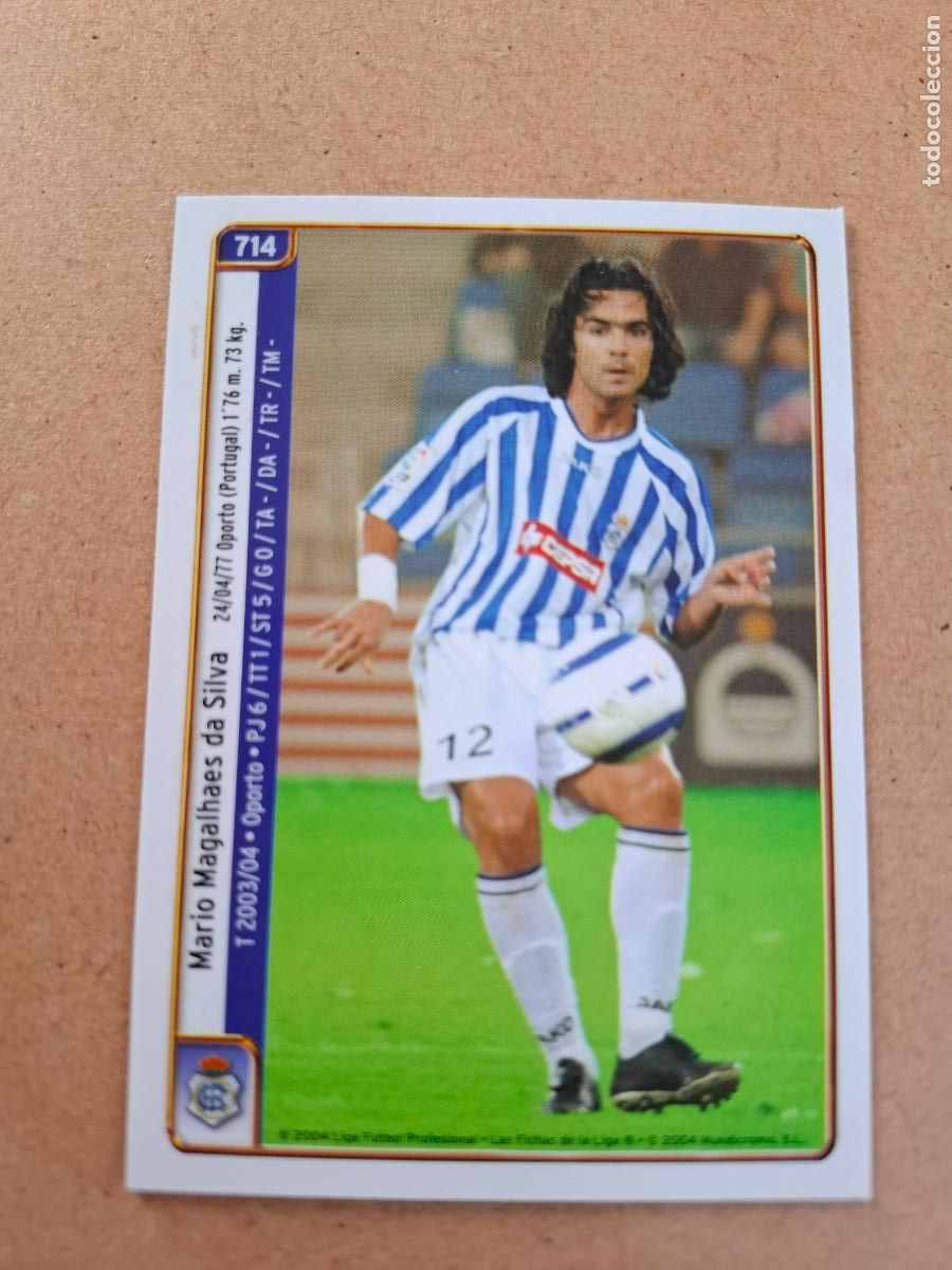 Figurine di Calcio: MUNDICROMO 2004 2005 04 05 - 714 MARIO SILVA / MERINO - R.C. RECREATIVO