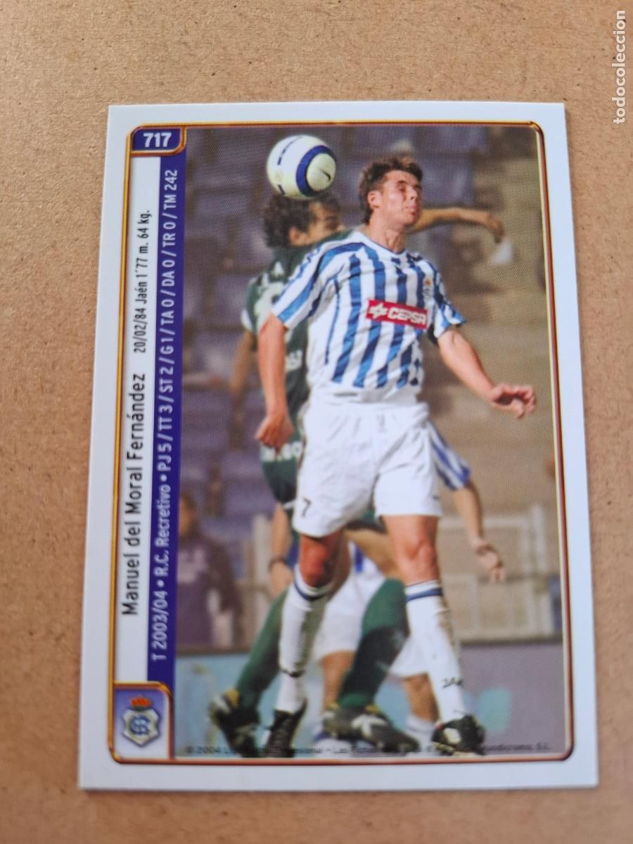 Cromos de f&uacute;tbol: MUNDICROMO 2004 2005 04 05 - 717 MANU / VIQUEIRA - R.C. RECREATIVO