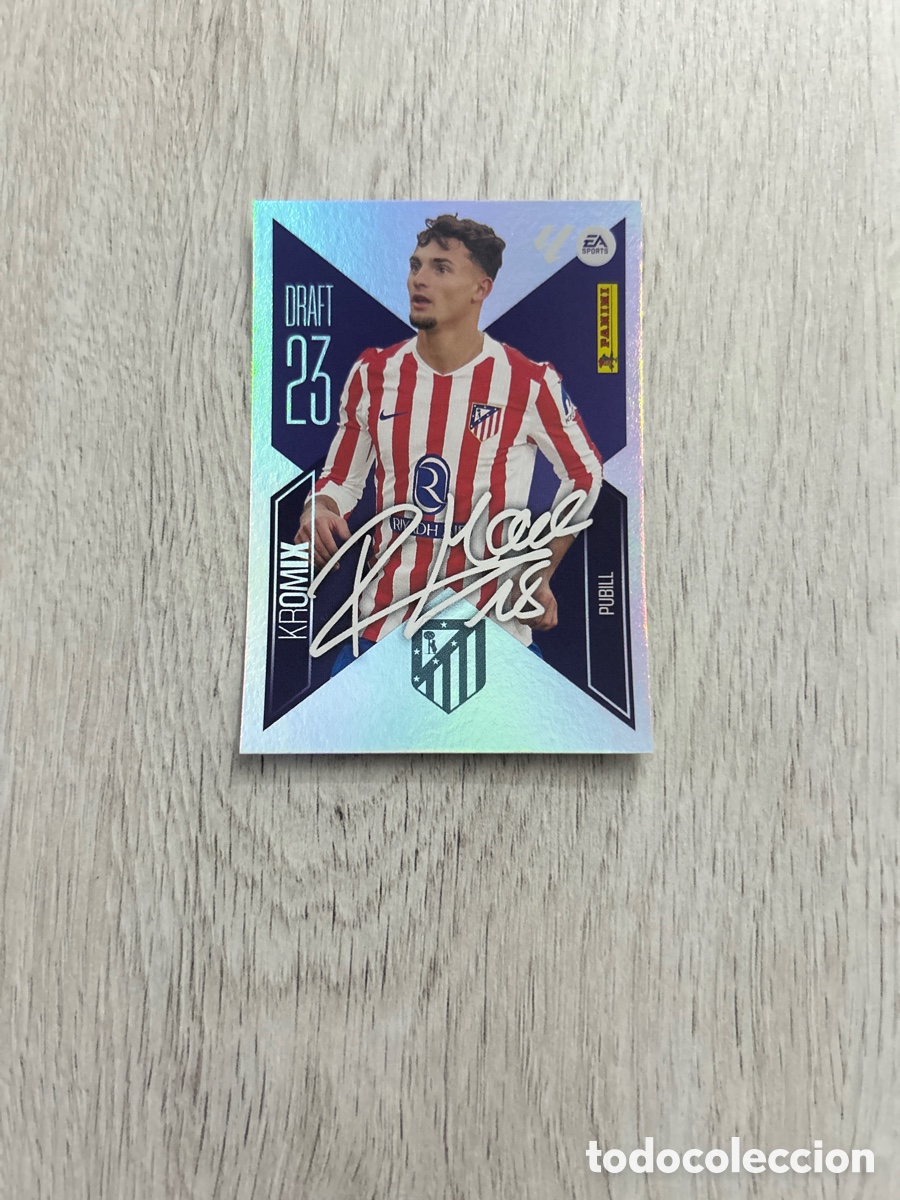 Cromos de f&uacute;tbol: Pubill K19 K 19 Atl&eacute;tico de Madrid Draft Kromix 23 Liga Este 2026/27 26-27 Panini
