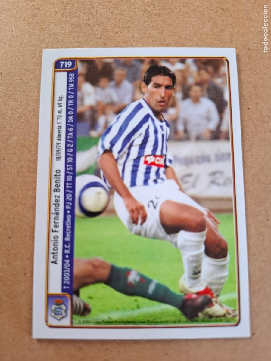 Cromos de f&uacute;tbol: MUNDICROMO 2004 2005 04 05 - 719 MORENO / ROSU - R.C. RECREATIVO