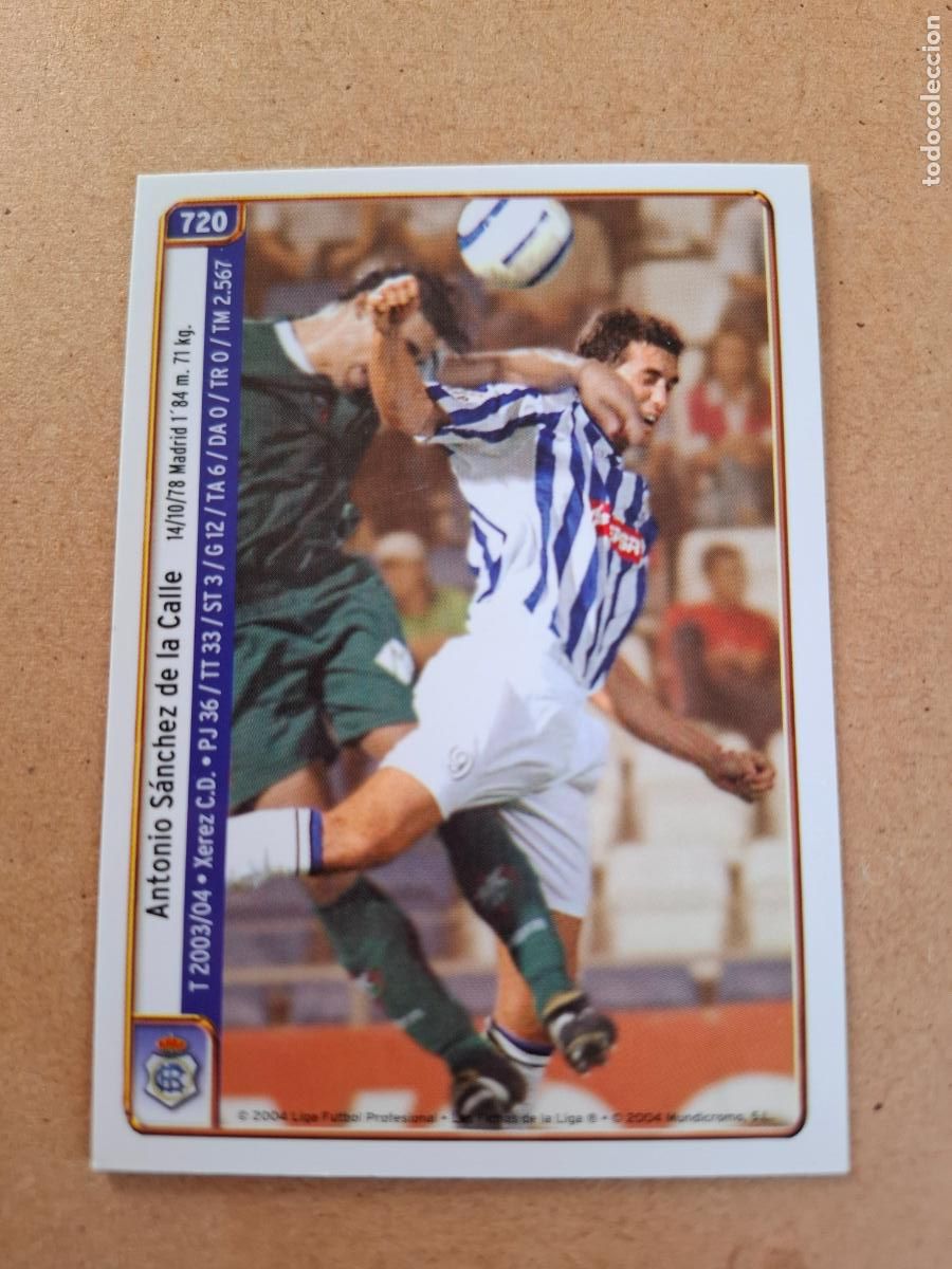 Cromos de f&uacute;tbol: MUNDICROMO 2004 2005 04 05 - 720 CALLE / UCHE - R.C. RECREATIVO