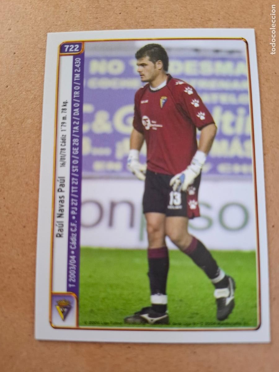 Cromos de f&uacute;tbol: MUNDICROMO 2004 2005 04 05 - 722 NAVAS / VEL&Aacute;ZQUEZ - C&Aacute;DIZ CF