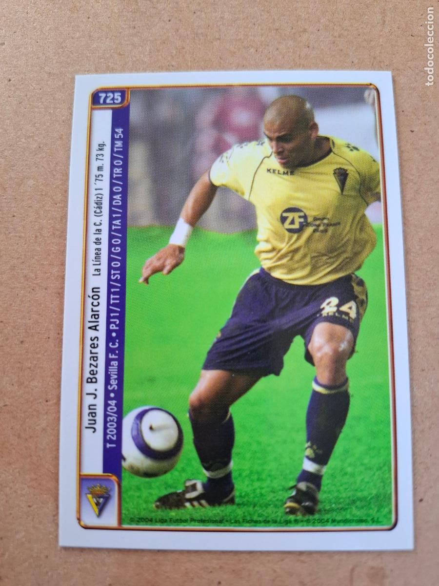 Cromos de f&uacute;tbol: MUNDICROMO 2004 2005 04 05 - 725 BEZARES / FLEURQUIN - C&Aacute;DIZ CF