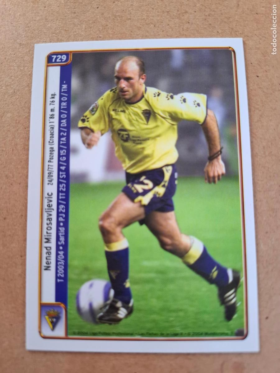 Cromos de f&uacute;tbol: MUNDICROMO 2004 2005 04 05 - 729 MIROSAVLJEVIC / OLI - C&Aacute;DIZ CF