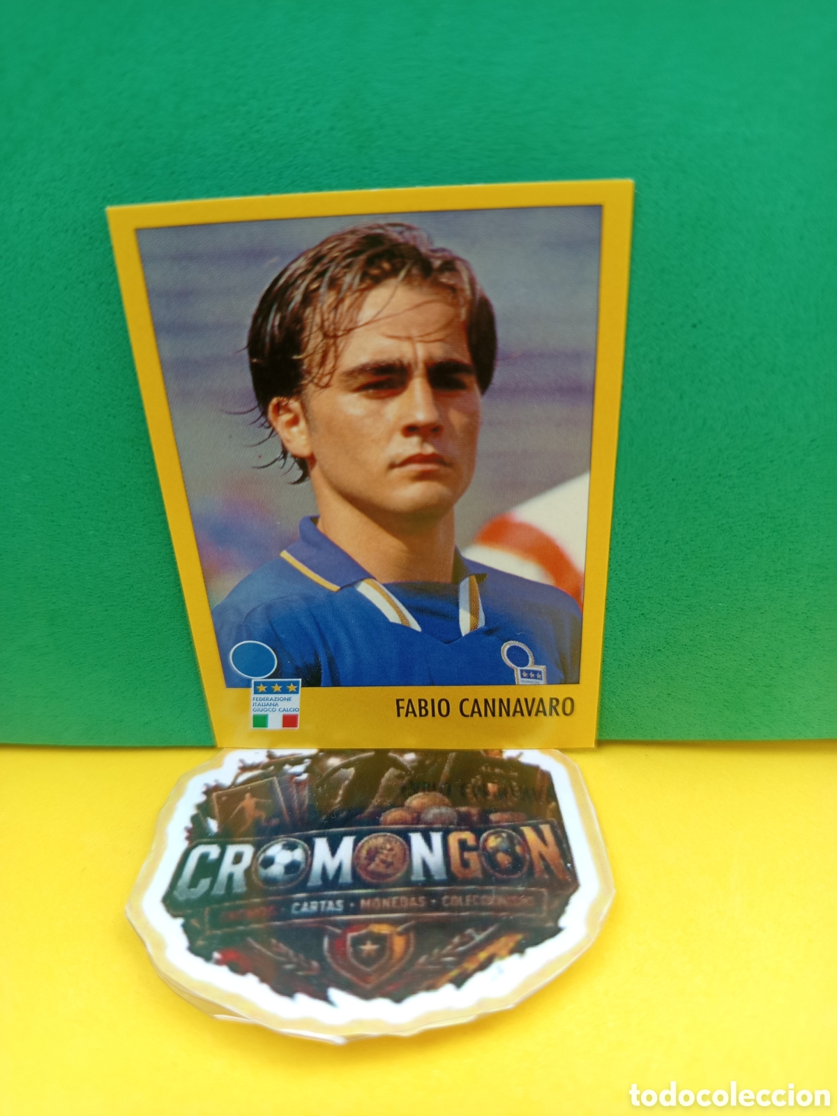 Cromos de f&uacute;tbol: ❇️ CROMO ⚽ CARD FABIO CANNAVARO AZZURRI CON IP FRANCE 98 SIN PEGAR ❇️