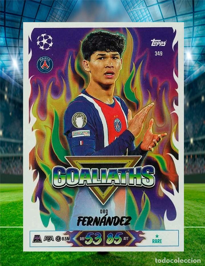 Cromos de f&uacute;tbol: Dro Fernandez - Goaliaths - TOPPS Match Attax Champions League 26/27 - 349