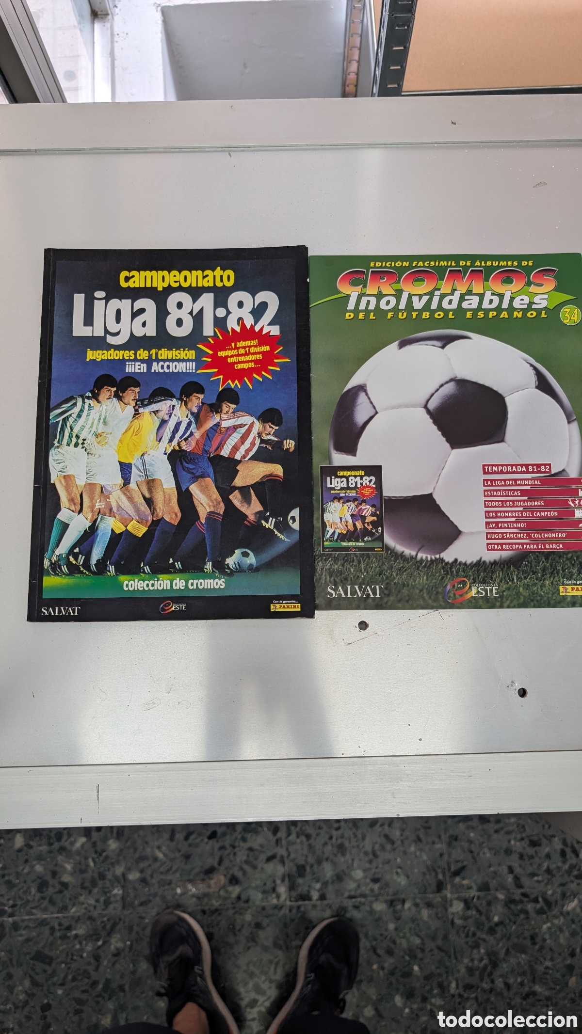 Cromos de Futebol: ALBUM FACSIMIL SALVAT LIGA ESTE 1981/82 81 82 CROMOS INOLVIDABLES FUTBOL ESPA&Ntilde;OL BUEN ESTADO